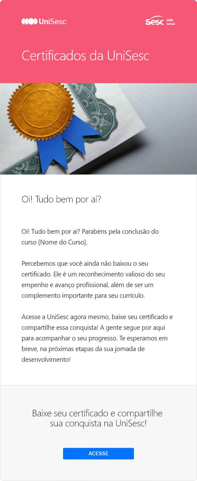 Milestone & Verified Certificate Notification Email